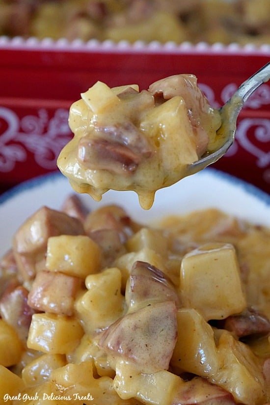 Instant pot cheesy potatoes and sausage hot sale